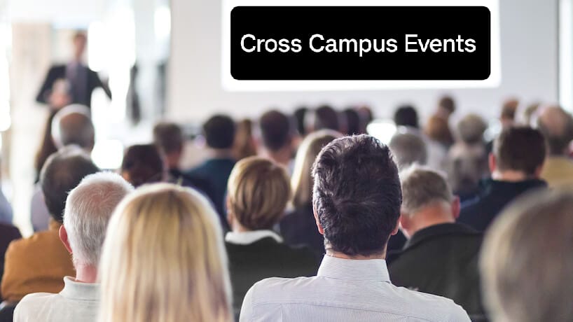 What is cross campus events in management colleges and its benefits?