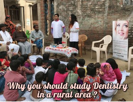 why one should study dental in rural belt?