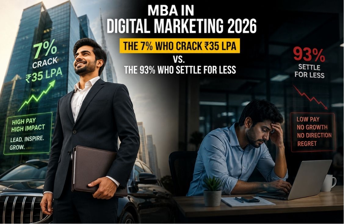 MBA in Digital Marketing 2026: The 7% Who Crack ₹35 LPA vs. The 93% Who Settle for Less