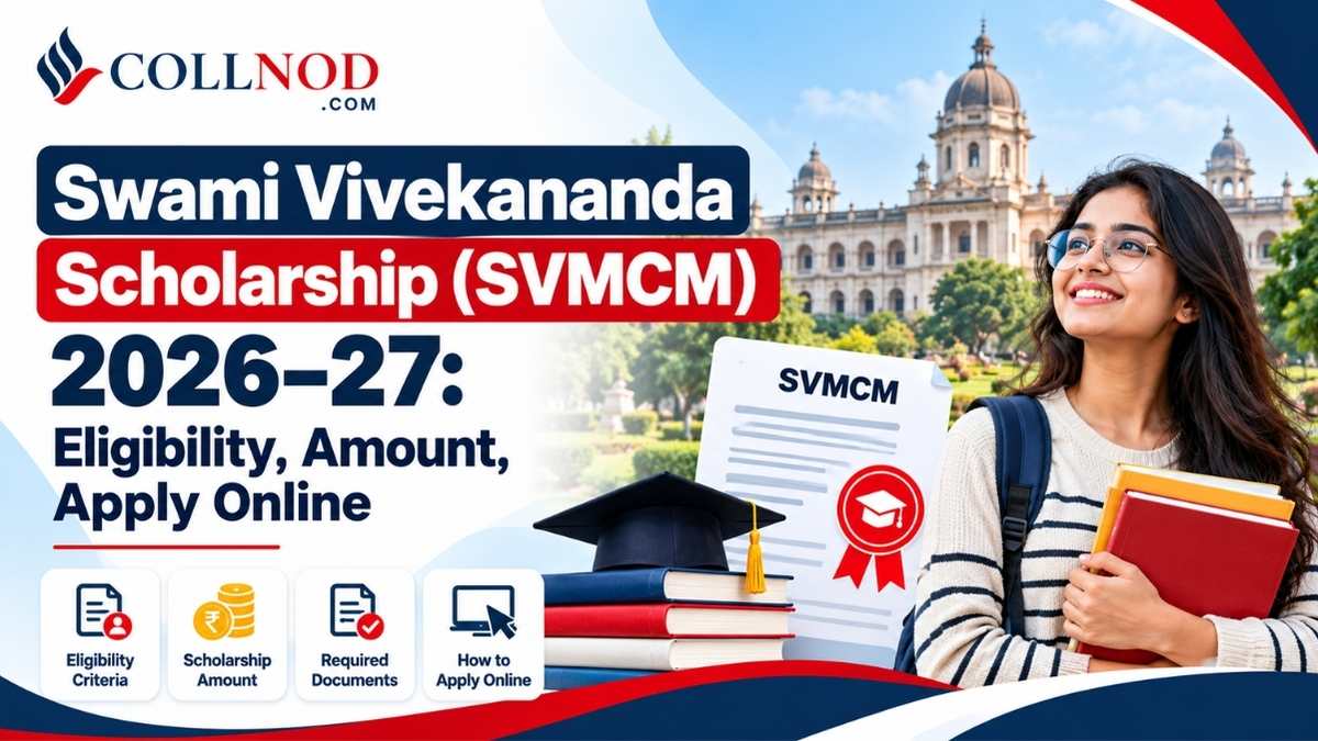 Swami Vivekananda Scholarship (SVMCM) 2026–27: Eligibility, Amount, Apply Online
