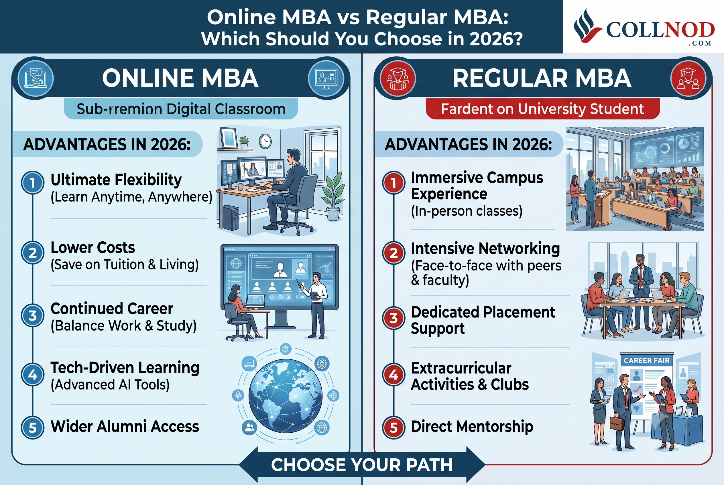 Online MBA vs Regular MBA: Which MBA Should You Choose in 2026?