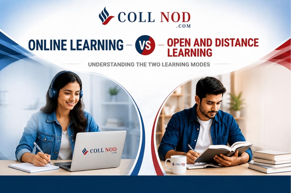 Online Learning (OL) and Open and Distance Learning (ODL) in India: Differences, Courses and Admission